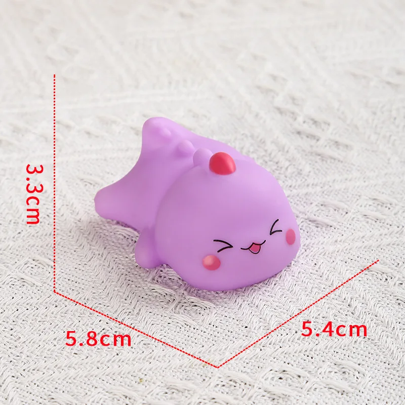 ZK20 Baby Cute Animals Bath Toy Swimming Water Toys Soft Rubber Float Squeeze Sound Kids Wash Play Funny Squeaky Bathing Gift