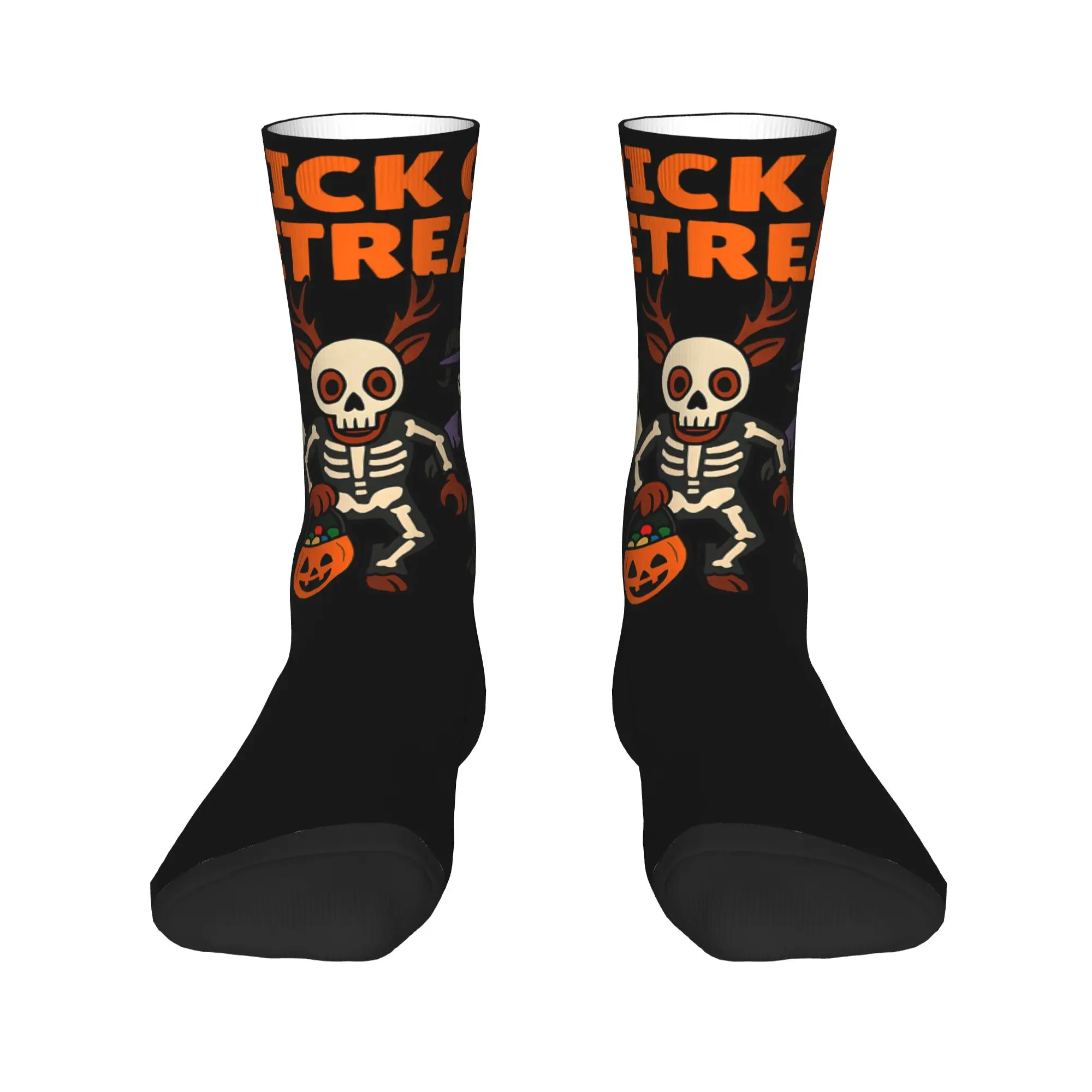 99 ليالي الهالوين في الغابة البومة الغزلان الجوارب جوارب غير رسمية للجنسين الرجال جوارب عالية الجودة الخريف المضادة للبكتيريا الجوارب