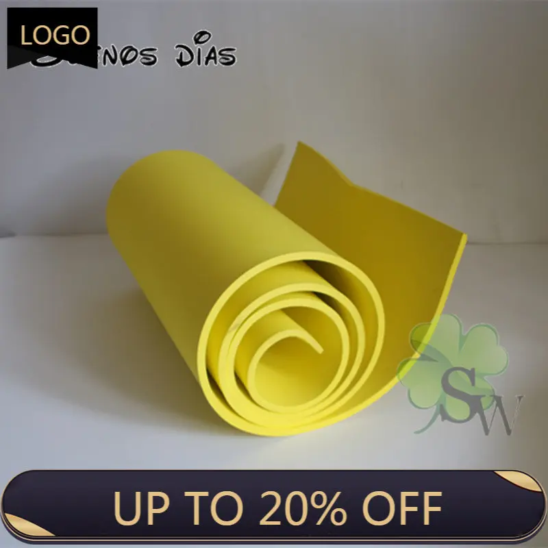 BUENOS DIAS-Yellow Eva Foam Craft, School Projects, Easy to Cut,Punch Sheet,Handmade Cosplay Material, 8mm