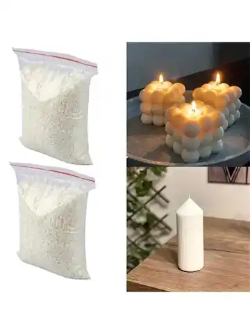 200g/500g 천연 간장 왁스 세분화 된 향기로운 양초 원료 100% DIY 양초 만들기 용품에 대한 첨가제 없음 양초 원료
