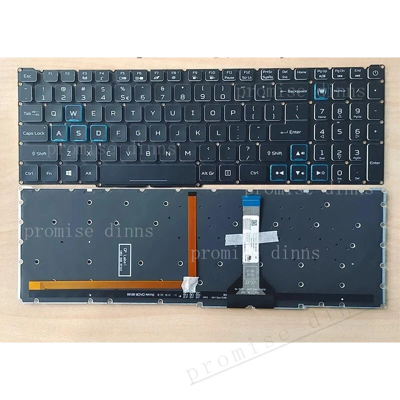 M   for Acer Predator Helios Neo 16 PHN16-71 PHN16-71-747H US Keyboard RGB Backlit