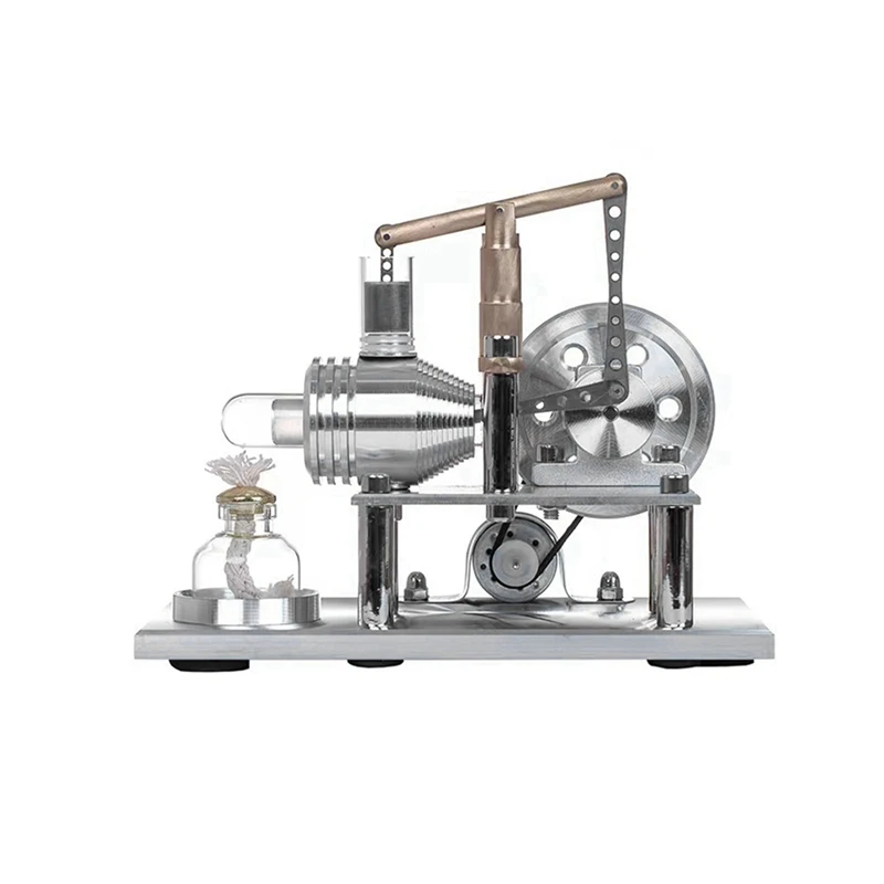 Stirling Balanced Engine Model Steam Power Physics Popular Science Small Production Invention Experiment Education Tools