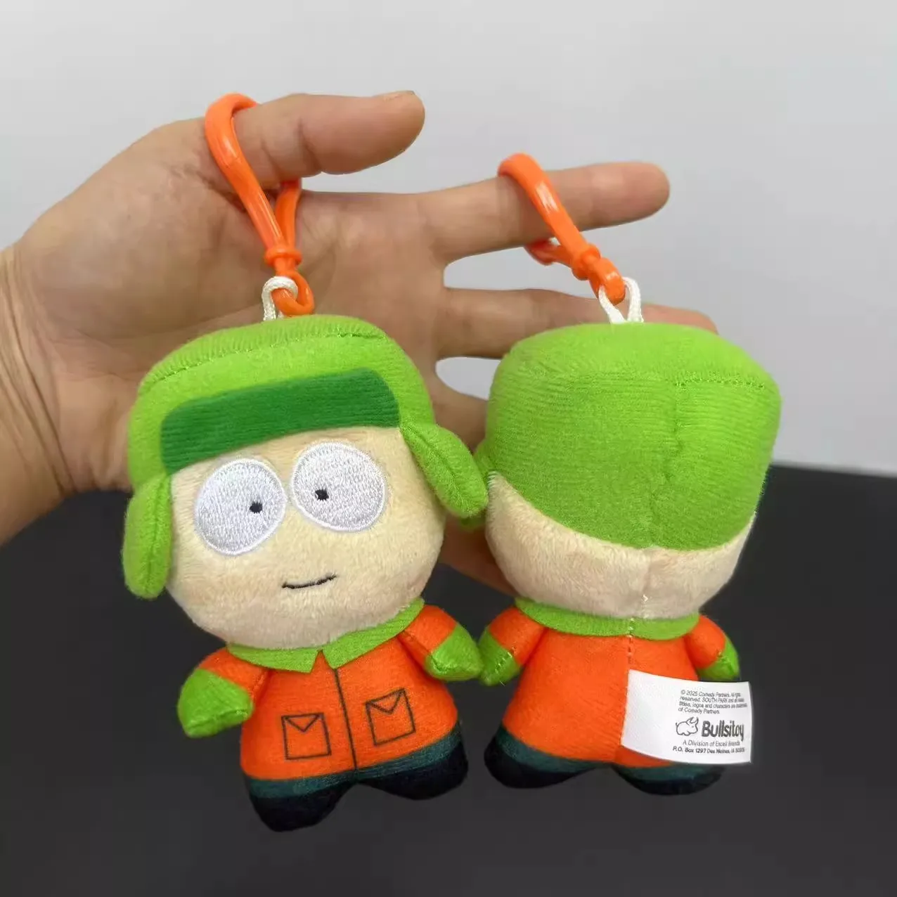 New Cute Anime South Park Kyle Khadou Kenny Stan Cartman Plush Keychain Chains Small Pendant Kids Stuffed Toys For Children 12CM