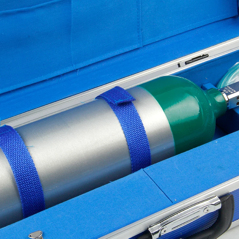 The portable oxygen generation system is composed of a sturdy aluminum alloy housing that provides oxygen.