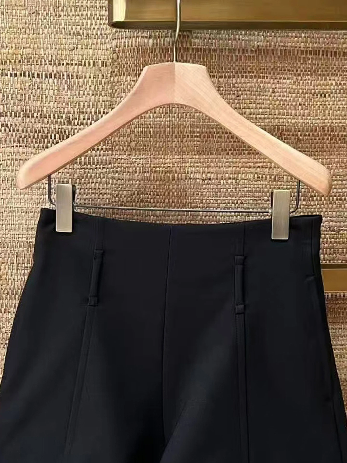 Spódnico-spodnie damskie z wysokim stanem, uniwersalne, plisowane, na jesień 2025, styl S Home South Oil, luksusowa moda damska.