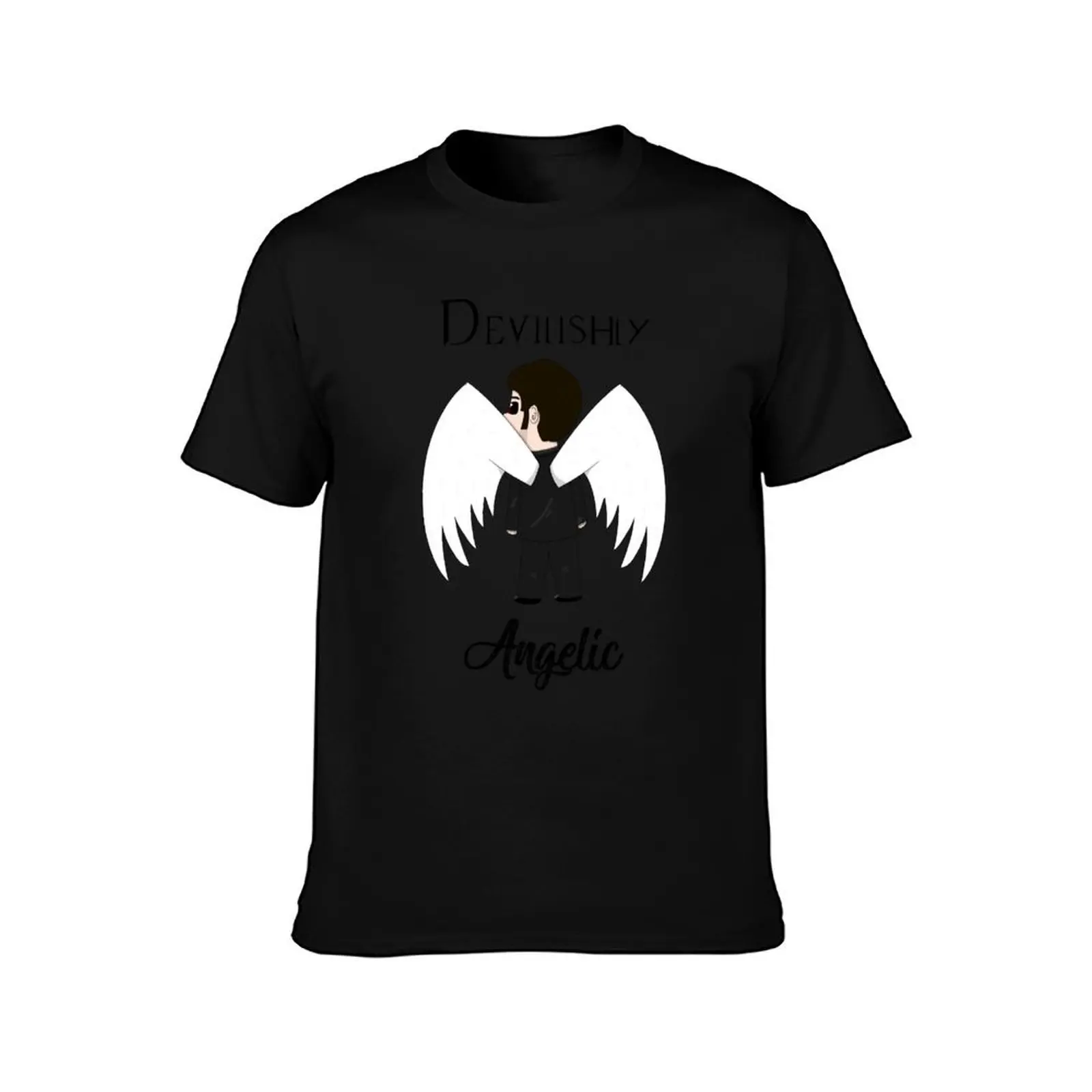 Devilishly Angelic T-Shirt Casual Breathable Short Sleeve Top T-Shirt
