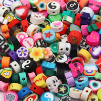 20/50/100pcs Mixed Polymer Clay Beads Various Clay Spacer Beads For Jewelry Making Diy Bracelet Necklace Earrings Accessories