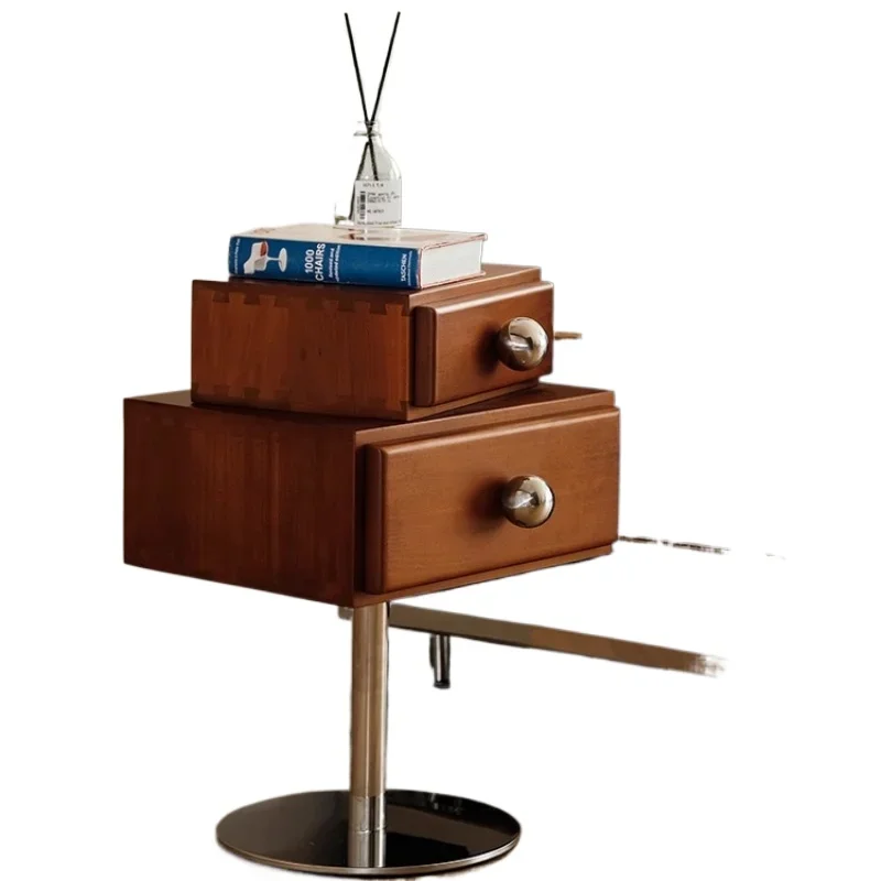 

Solid wood bedside table Household sofa Storage side cabinet Small bedside locker