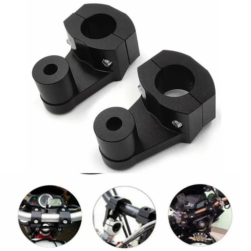 

Motorcycle Rotating Handlebar Clamp Stand Fit 28MM (1 1/8") Bar Mount Handlebar Mounting for Yamaha Kawasaki Suzuki