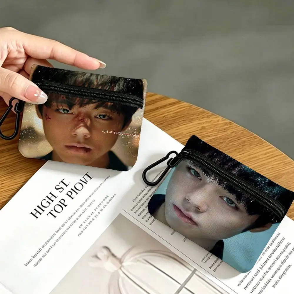 Hot TV Weak Hero Class Oxford Fabric Zipper Pouch Lightweight Hanging Coin Wallet For Coins ID Cards Keys Lipstick Earbuds
