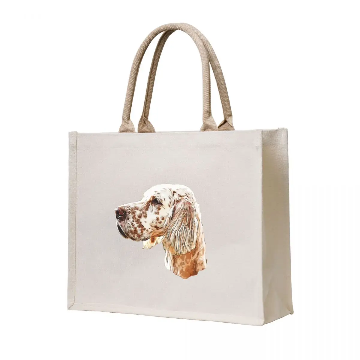 

English Setter Tote Bag Cloth bag Fabric bag luxury women cute pouch