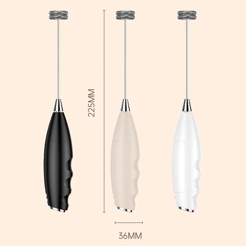 Wireless Electric Milk Frother Battery-Powered Handheld Foamer Coffee Cream Soup Peanut Butter Egg Whisking Baking Accessories view 6