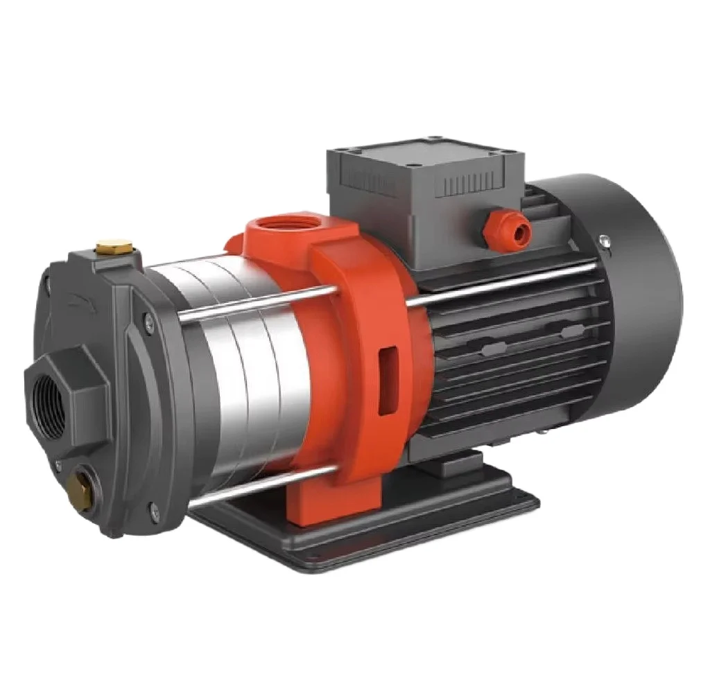 Stainless steel horizontal multistage centrifugal  booster  variable frequency pipeline  hot water circulation pump