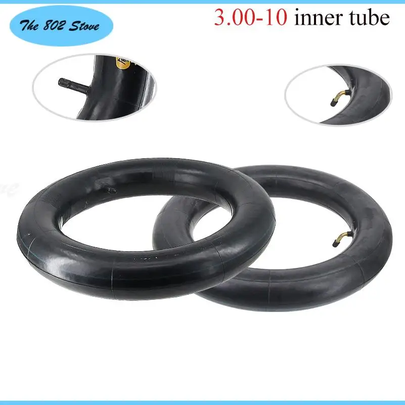 

3.00-10 10-дюймовая высококачественная мотоциклетная камера для шин с прямым и изогнутым ниппелем.