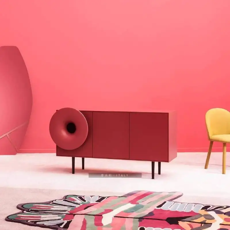 

Italy Nordic simple modern speaker side cabinet entrance cabinet personalized paint shoe cabinet cupboard Muebles Para Hogar