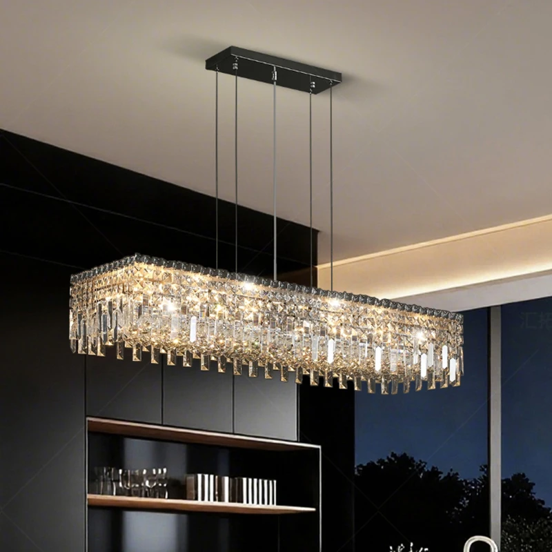Modern Crystal stair chandelier lights indoor lighting Ceiling lamp hanging light led Chandeliers for living room indoor lightin