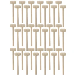 36Pcs Wooden Mallet Hammer Toys Kids Children Hand Training Hammer Muscle Development Toy Parent Child Interactive Game Tools