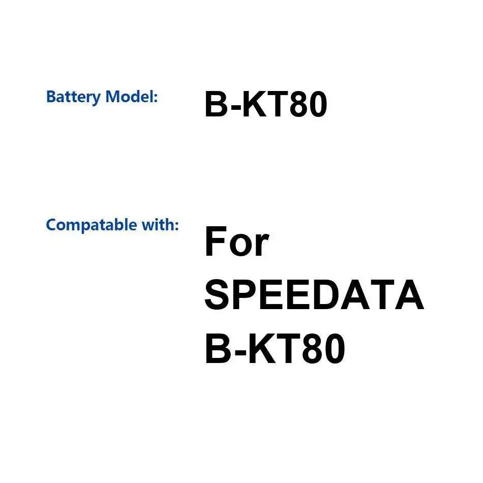 

For Speedata B-KT80 Mobile Phone Battery Lightweight 6800Mah High Performance