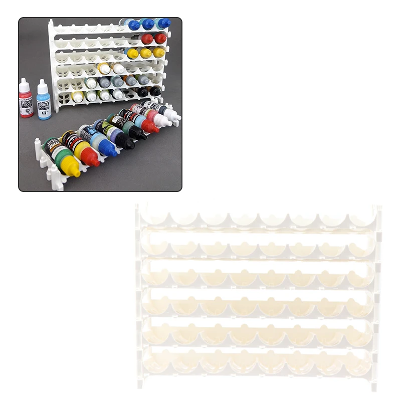 Paint Rack Pigment Ink Bottle Placement Storage Holder Box Composable Rack Free Combination For AV AK AMMO PT006