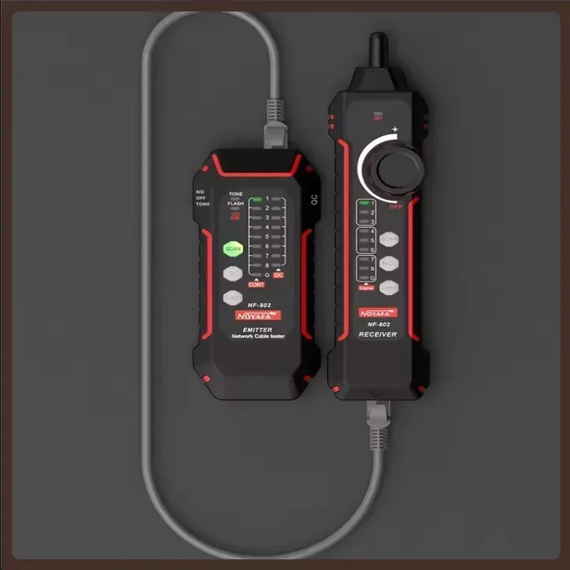 

NEW HOT FANYUE NF-802 Multi-function Cable Tester And Tracker RJ11 RJ45 Cat5 Cat6 LAN Ethernet Phone Wire Finder Poe Test