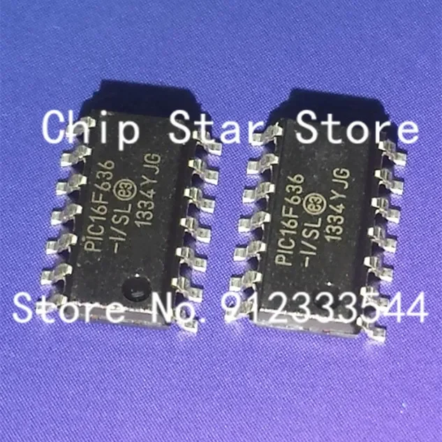 5-50pcs  PIC16F636-I/SL PIC16F636 SOIC14 8Bit MCU Flash PIC16 Family PIC16F6XX Series Microcontrollers 100%New And Original