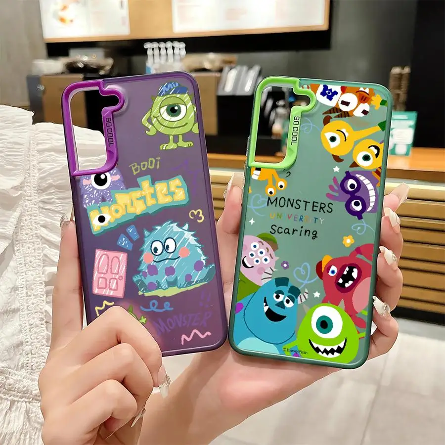 Disney Caroon Monsters Inc Phone Case for Samsung S25 Ultra S24 S22 Plus S21 S20 FE S23 S24Plus S23FE Shockproof Shell Cover