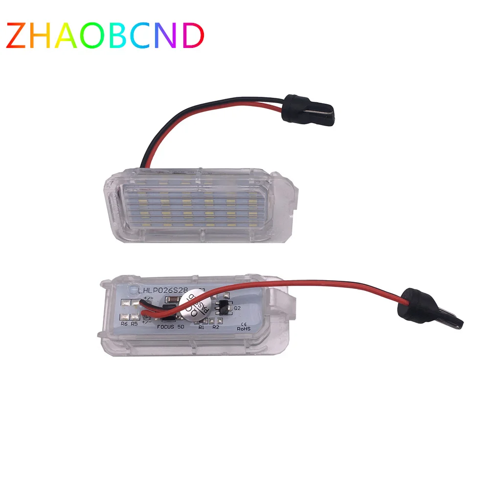 

2X LED Number License Plate Light LED License Lamp 6M2A13550AA 6M2A13550AB 6M2A13550AC For Ford Fiesta Focus Mondeo