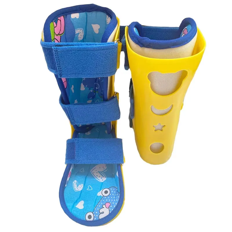 1Pair Kids Ankle Foot Sprains AFO Foot Brace-Child Foot Drop Orthosis-For Fracture Sprain Protector Ankle Fixing Splint