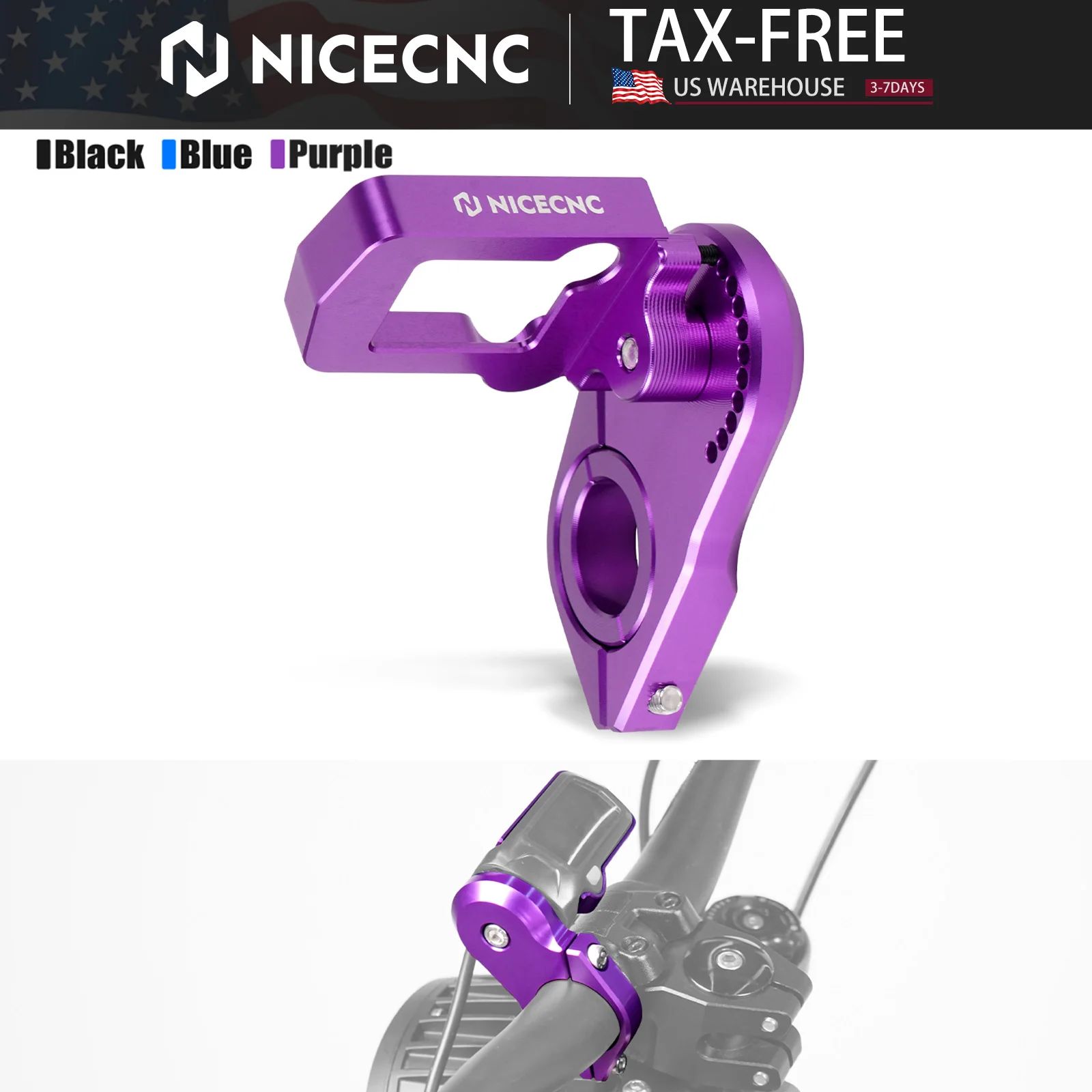 

NICECNC для Surron Light Bee X S L1E электрический велосипед для бездорожья, алюминиевый кронштейн для перемещения цифрового дисплея для Segway X160 X260 2025