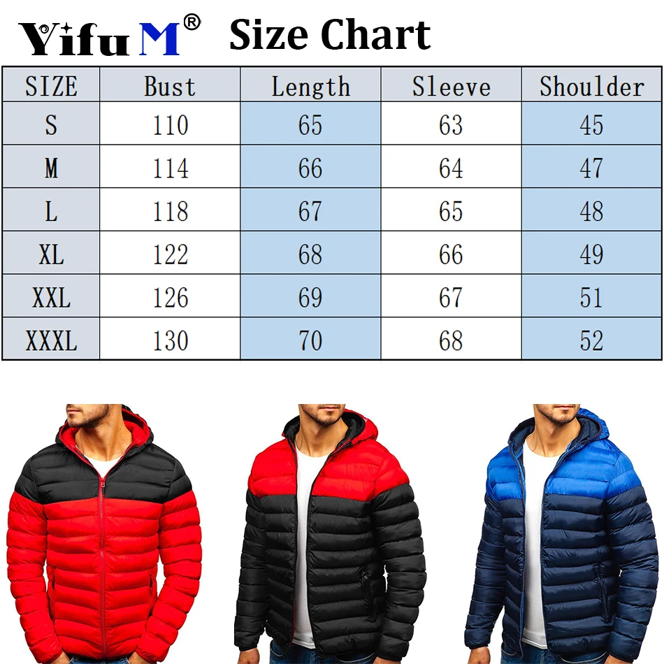 Men Women Warm Hoody Slim Winter Zip Coat Outwear Jacket Top Blouse Men\'s Fashion Patchwork Jacket Cotton Parkas 4XL Clothes New