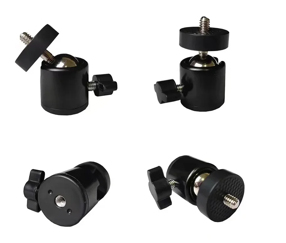 Universal Mini Tripod Ballhead Ball Head with 1/4" 3/8" Adapter For Digital Camera DSLR Q29 II