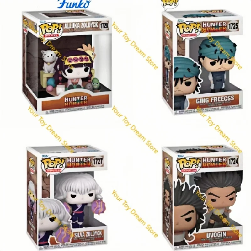 

Оригинальная скульптурная кукла Funko Pop Hunter × Hunter Ging Freecss Alluka Zoldyck Silva Zoldyck Uvogin, ограниченная серия, коллекционная подарок