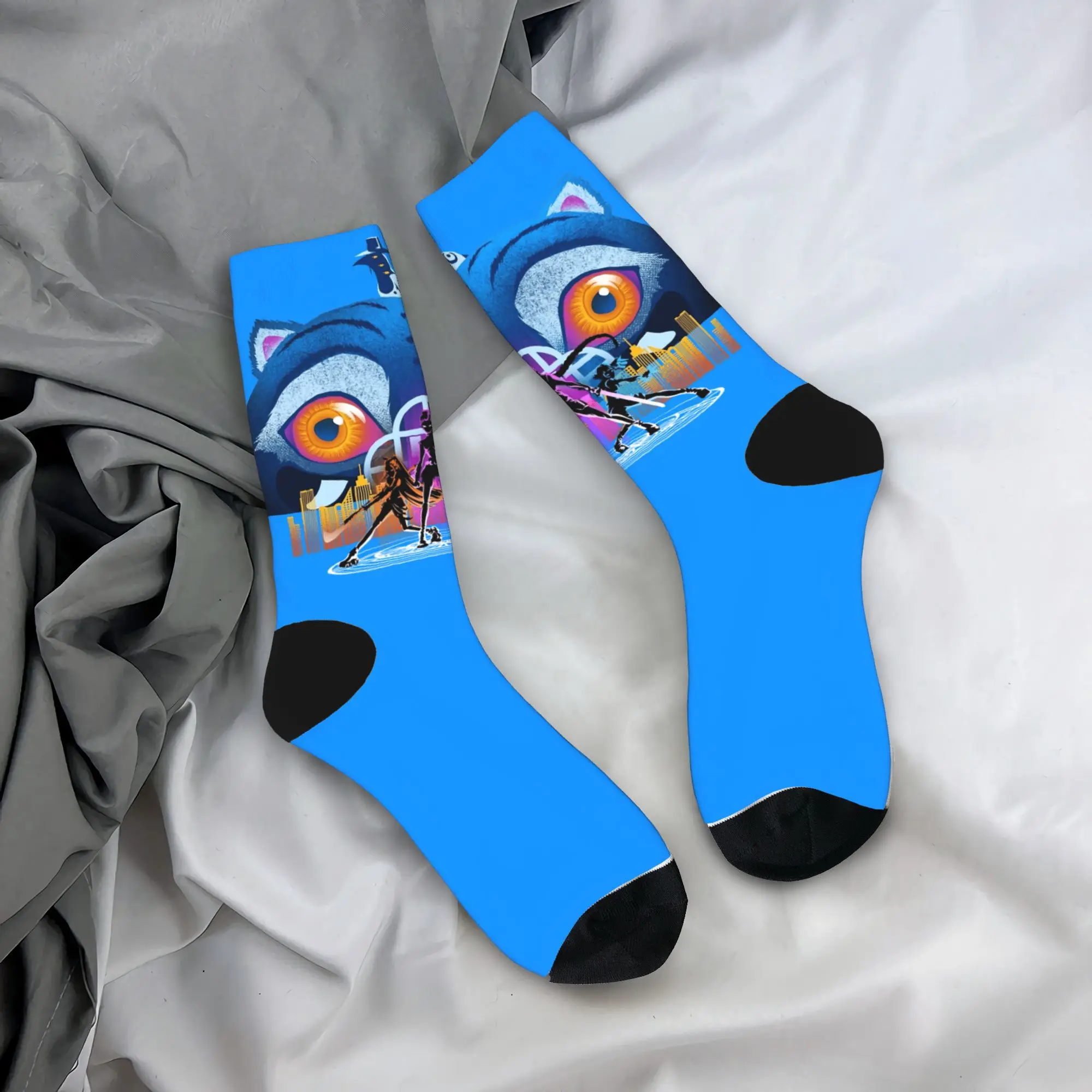 Kpop Demon Hunters Derpy And Huntrix Girls Socks Trendy Stockings Men Quality Climbing Socks Winter Printed Anti Slip Socks