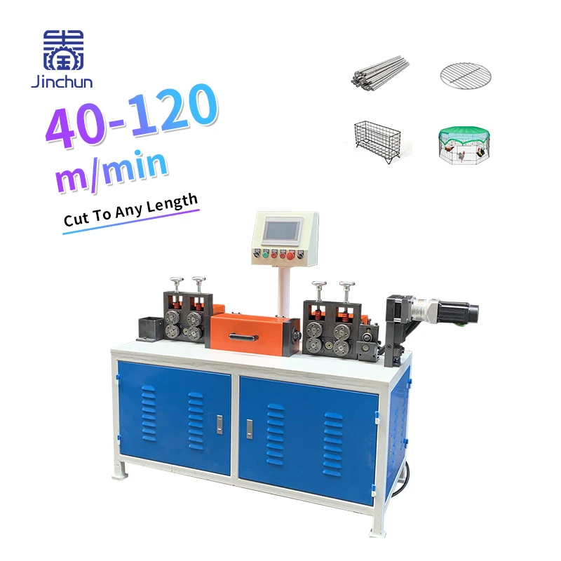 Macchina Automatica per Raddrizzare e Tagliare Fili di Ferro e Acciaio Inossidabile da 1-3mm, Raddrizzatrice per Fili