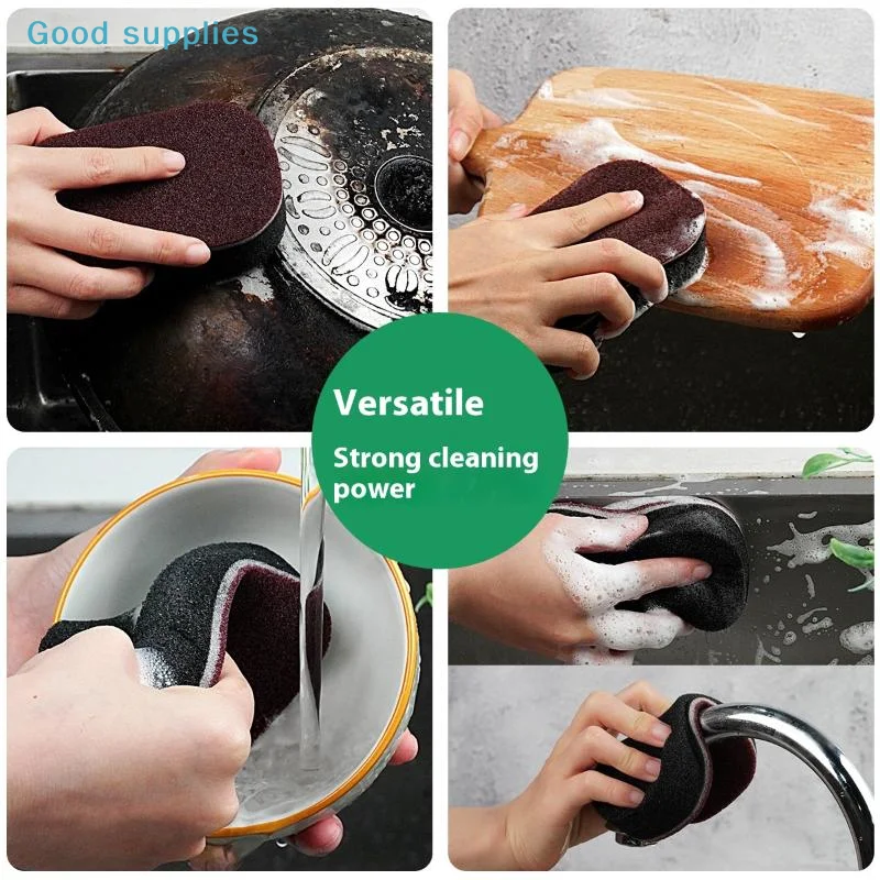 Esponjas Mágicas de Limpieza, Cepillos de Doble Cara para Platos, Cocina, Eliminación de Óxido y Manchas Negras en Fondo de Ollas