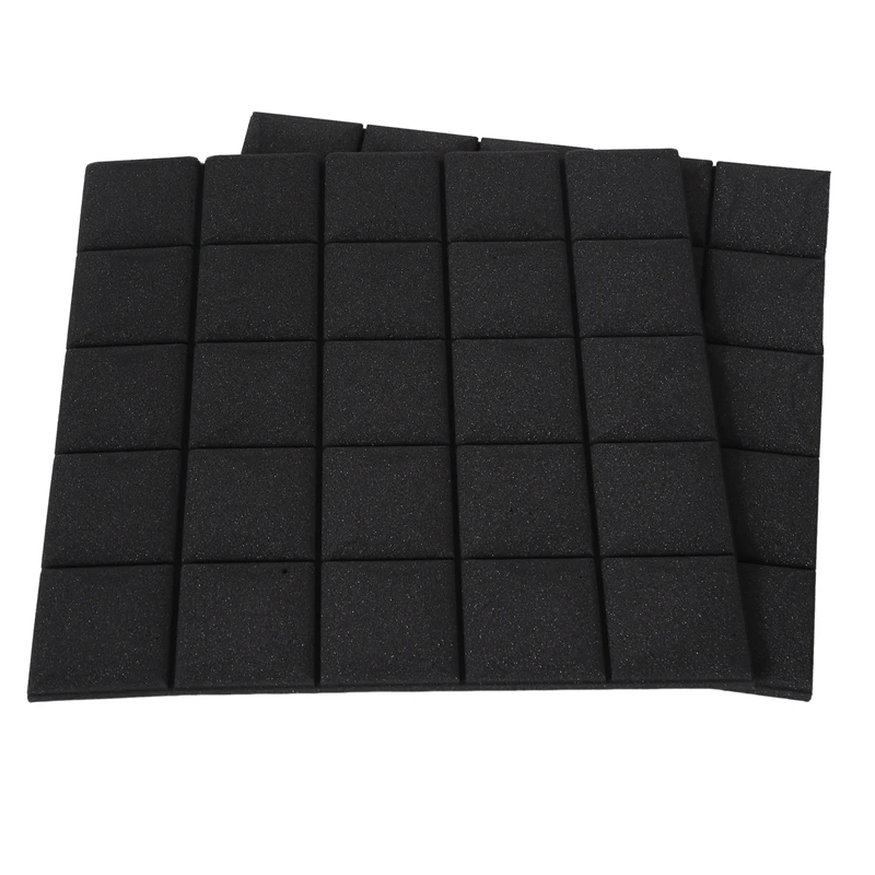 12 Piece Sound Proof Foam Panels 1.2X20x20inch For Recording Studio, Game Room, Bedroom