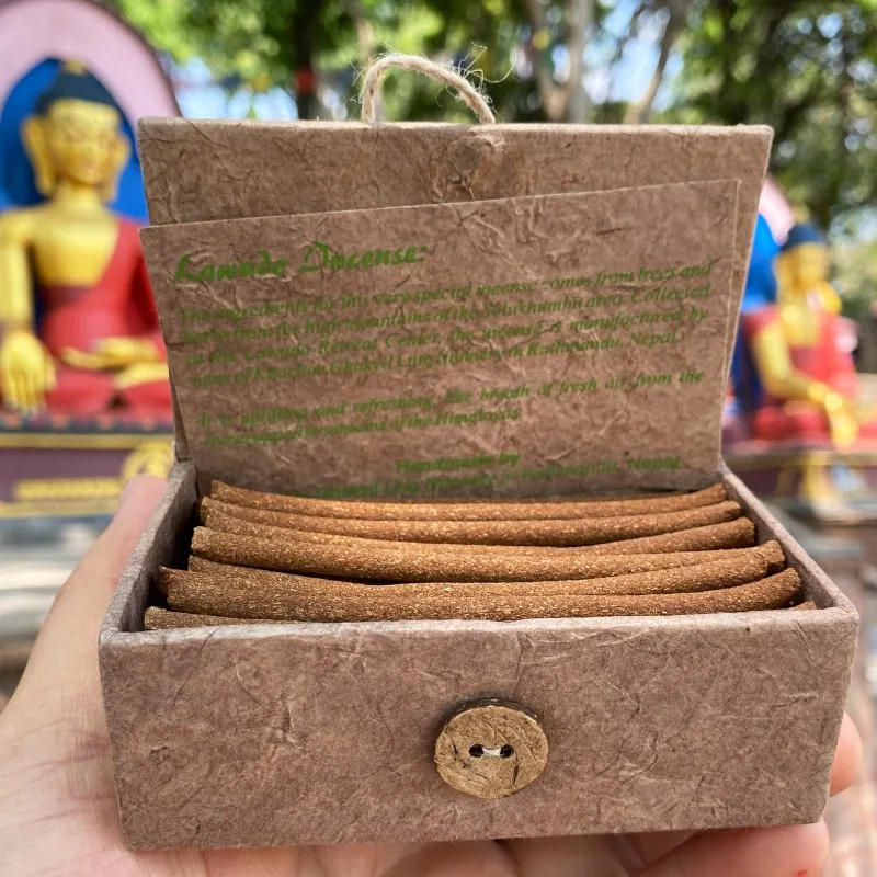 Nepalese Monastery Flowers Incense Sticks Premium Tibetan Incense Gift Box Handmade Enhancing Fragrance Tea Rooms Joss Stick
