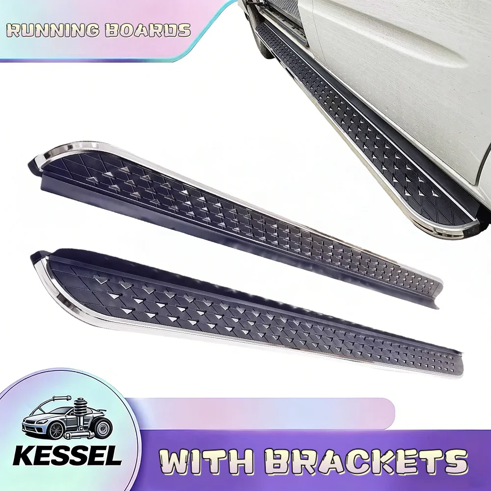 

Running Board Side Steps Compatible with LAND ROVER LR RANGE ROVER 2013-2022 Step Pedal Door Fixed Nerf Bars，2Pcs