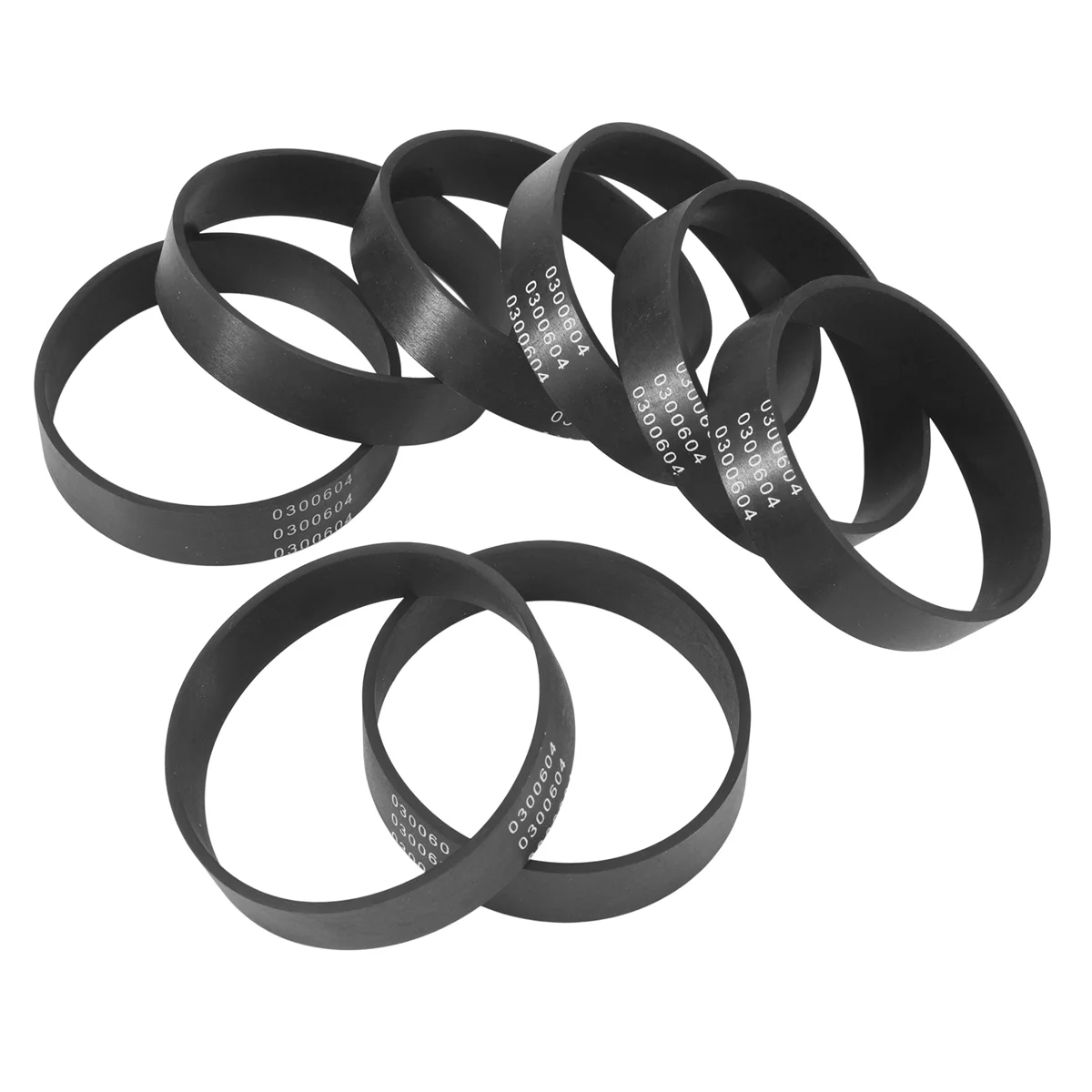 8 Pieces Vacuum Belt Replacement Belts Compatible for Oreck XL 0300604 Upright Vacuum Cleaner