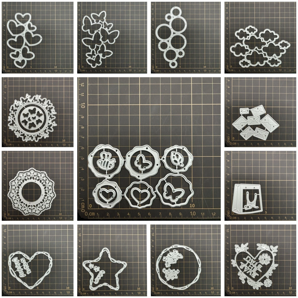Sealing wax heart butterfly Metal Cutting Dies Stencils For DIY Scrapbooking Decorative Embossing Handcraft Die CutsTemplate