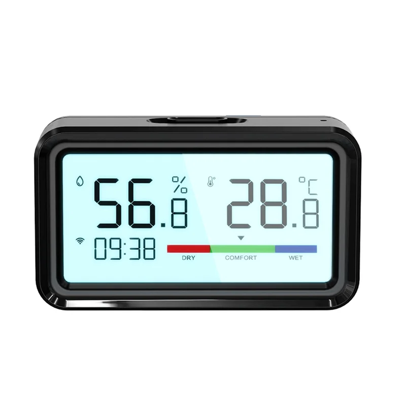 

B27B Электронные настольные часы Датчик температуры и влажности для внутреннего использования с подсветкой