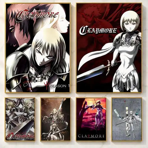 Poster claymore anime-AliExpress