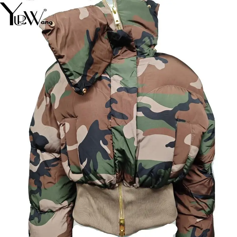 Yuerwang Women Parka Winter Coat Warm Jacket Wholesale Dropship 2024 Camoflague Winter Jacket