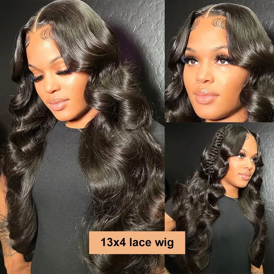 Keuze 13X6 Hd Lace Frontale Natuurlijke Zwarte Pruiken Body Wave Menselijk Haar 100% Braziliaanse Transparante Voorkant Goedkope Pruik Voor Vrouwen Te Koop