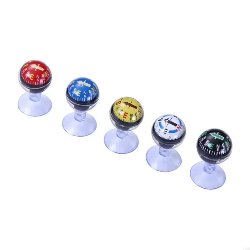Portable Outdoor Compasses Windshield Route Marker Set with Suction Cup 4XBB