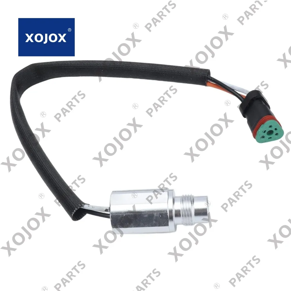 

XOJOX Speed Sensor, Excavator Transducer 2659033 Replacement with Cable for Caterpillar 773B 773D 365B 785C, 9-32V