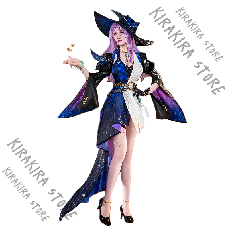 Honkai: 스타 레일 제이드 코스프레 의상 옷 팔찌 코믹 콘 게임 롤 플레잉 의류 의류 고품질 장식품