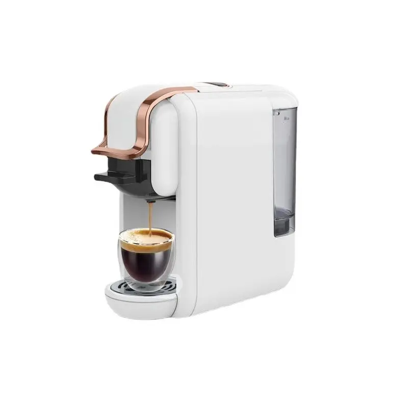 Máquina de café cápsula semiautomática, café quente e frio, desligamento automático, espuma de leite, pequeno agregado familiar, café expresso