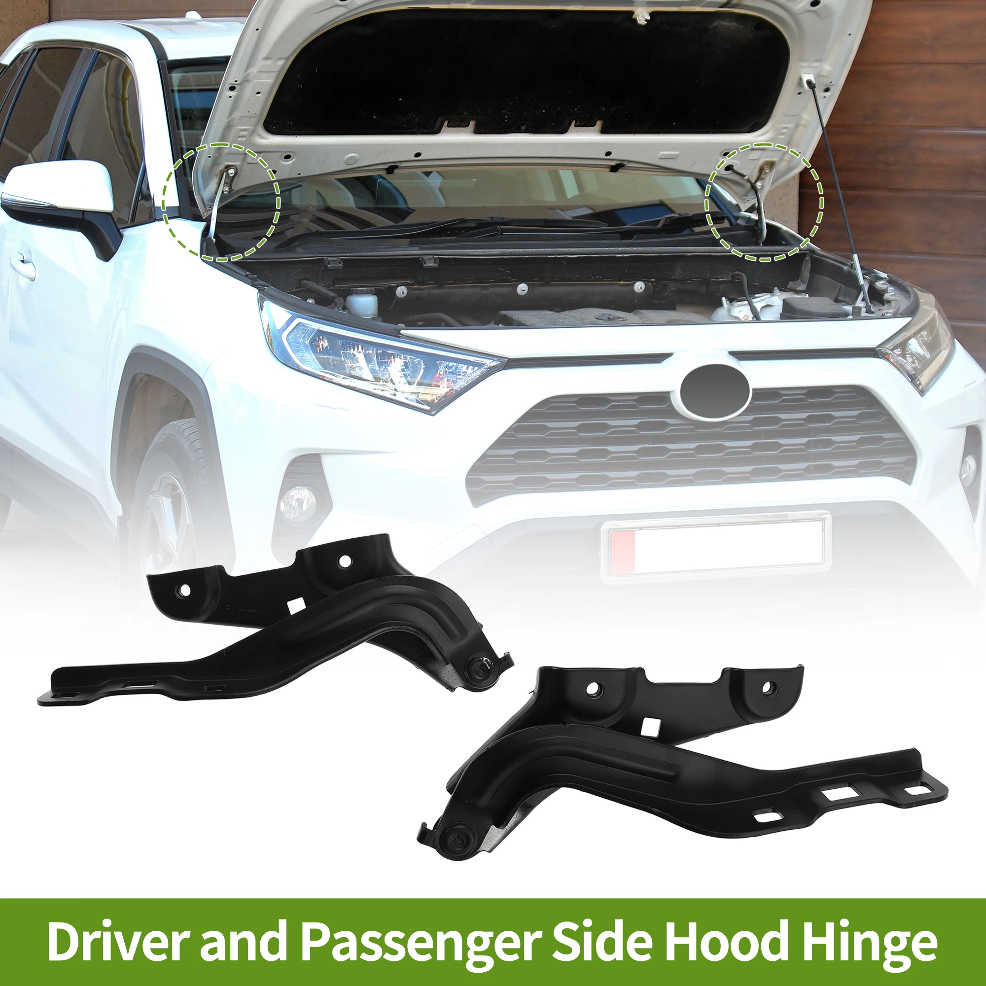 

X Autohaux Auto Hood Hinges for Chevrolet Malibu 2016-2023 Front Bonnet Bracket No.23134811/23134810 1 Pair Car Accessories