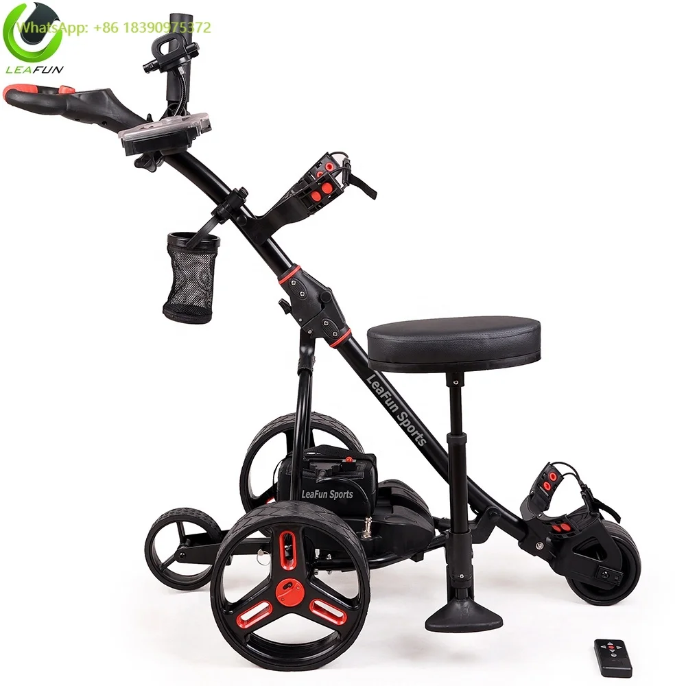 

Brand New Electric and Remote Control Golf Trolley With EZ Fold System ,LCD Display Handle ,Lithium Battery Motocaddy